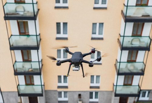 Drone,Cleaning,Apartment,Building,Elevation